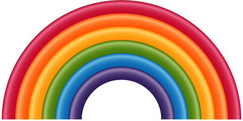 Rainbow Symbol Six Colors