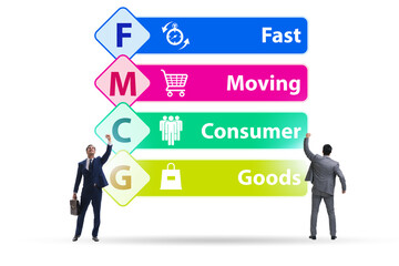 FMCG concept - fast moving consumer goods