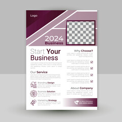 Start your business creative design flyer we make your business share with world