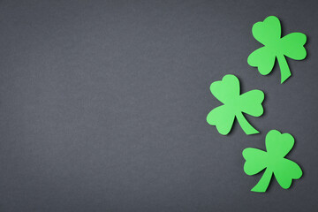 Concept of St. Patrick's Day, space for text