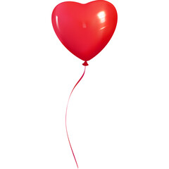Airy red balloon for Valentine's holiday © Riva