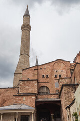Fototapeta na wymiar Famous Hagia Sophia Mosque in Istanbul