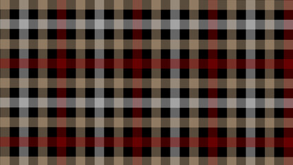 Background in red, white and beige checkered