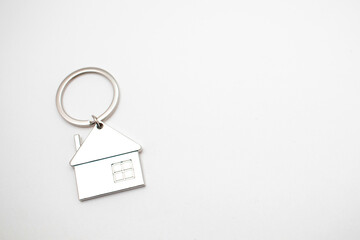 Keychain in the shape of a house