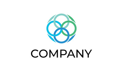 Abstract elegant flower Health logo icon vector design. Template universal creative premium symbol.