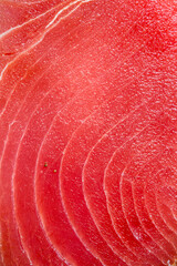 Texture of raw tuna.