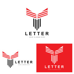 Fototapeta premium T Letter Logo, Modern Letter Style Vector, Design Suitable For Product Brands With T Letter