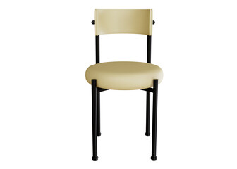 Design 3d rendering of a chair for furniture needs