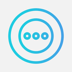 More icon in gradient style about essentials, use for website mobile app presentation