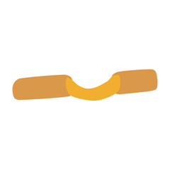 mozzarella stick cheese fries flat illustration 
