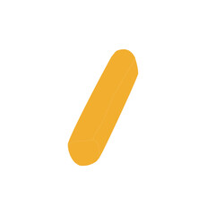 mozzarella stick fries cheese flat illustration 