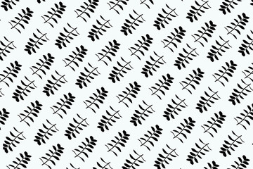 Emerald palm pattern