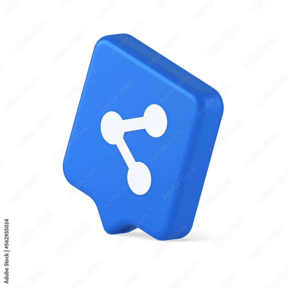 Poster decentralize compound connection encrypted network button cyberspace management 3d speech bubble ico