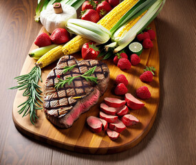 Steak & Tomato & Corn
