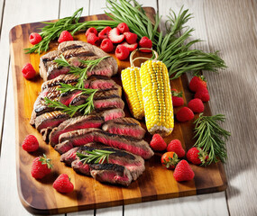 Steak & Tomato & Corn