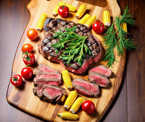 Steak & Tomato & Corn