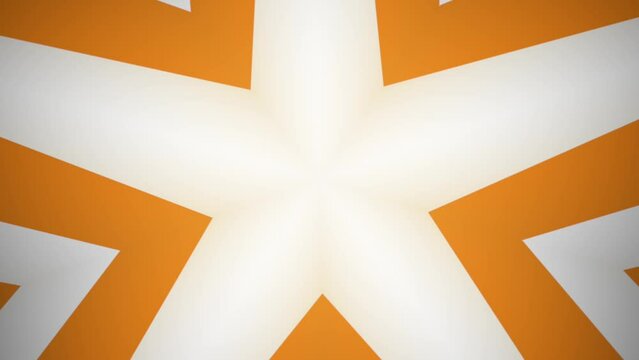 Star in orange in Comic Stil