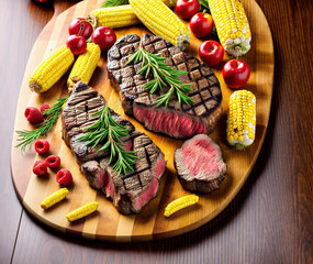 Steak & Tomato & Corn