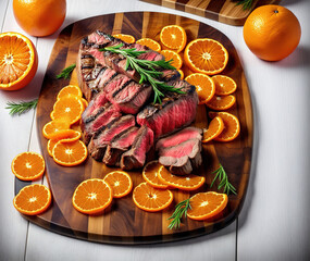 Steak & Orange