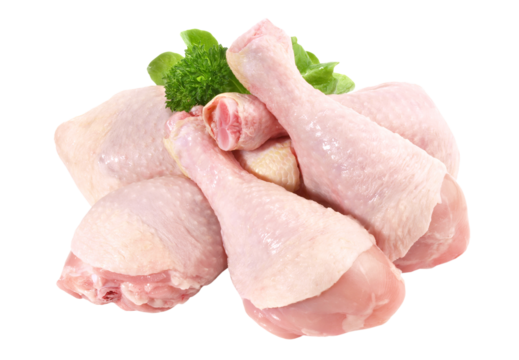 Raw Chicken Legs PNG with Transparent Background