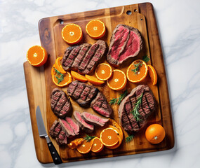 Steak & Orange