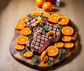 Steak & Orange