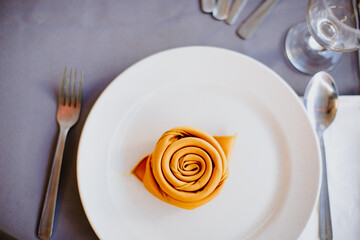 Wedding catering decor.