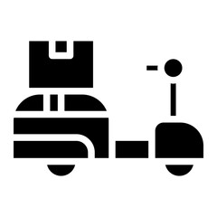mobility scooter glyph 