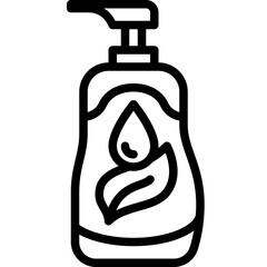 lotion outline icon