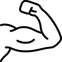 muscle outline icon