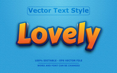 3d vector editable logo text style effect