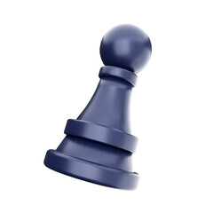 3d chess icon illustration render