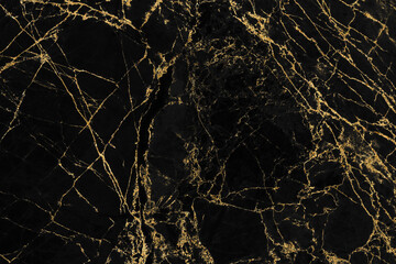 Black gold marble wall surface texture pattern background with high resolution can be used in your creative design.