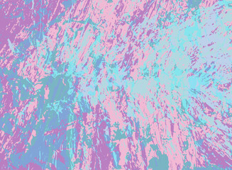 Grunge old paint vector background design. Hand painting imitation.