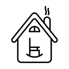 Sheltering Icon Logo Design Vector Template Illustration Sign And Symbol Pixels Perfect