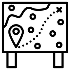 maps board icon