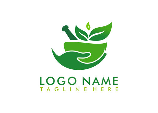 herbal logo vector template, nature logo for nature logo for naturalness 