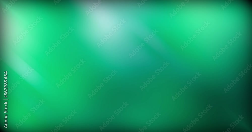 Poster blurred image of streaks of light with green background creating a sense of movement dynamic energy
