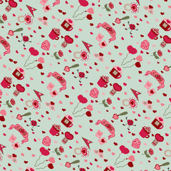 red hearts background valentines day heart 