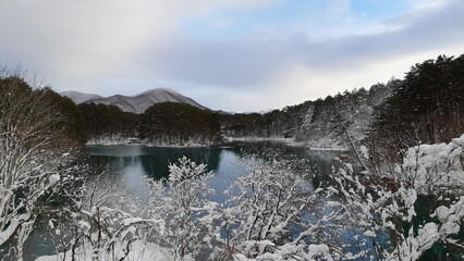 冬の五色沼
