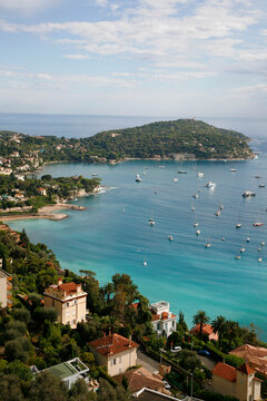 View of Villefranche sur Mer, C?te d'Azur, Alpes Maritimes, Provence, France.