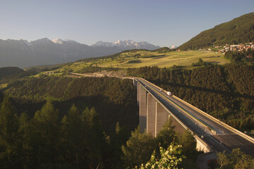 Europa Bridge between Southeastern Germany and Northern Italy