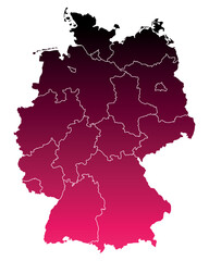 Karte von Deutschland