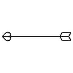 Arrow icon vector. Archery illustration sign. Arrow symbol or logo.