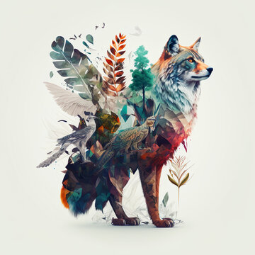 Wild animals - AI-Generated Digital Art
