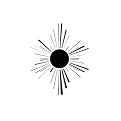 Weather Logo .vector Sun Icon .