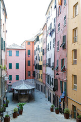Piazza dei Truogoli di Santa Brigida, Genoa (Italy)