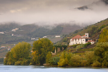 Fototapeta na wymiar Landscape view of the beautiful douro river valley in Portugal