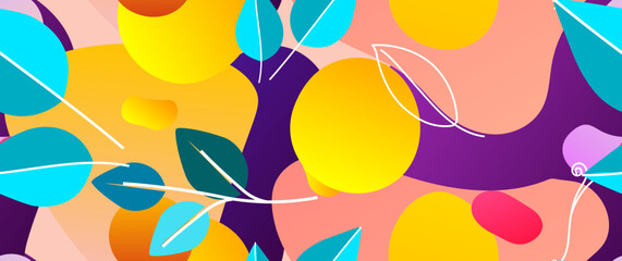 Bold Pattern Tropical Leaf Jungle Modern Motif