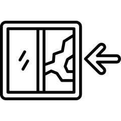 Door Broken Icon